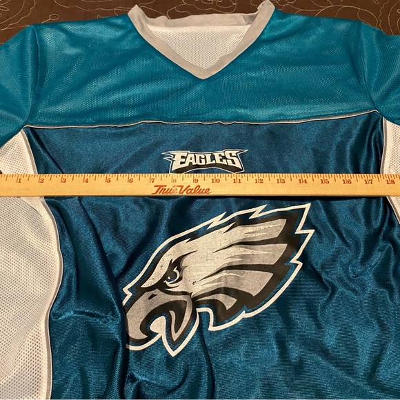 Philadelphia Eagles NFL Flag Football Jersey Reversible White/Green Adult Medium - Picture 7 of 7